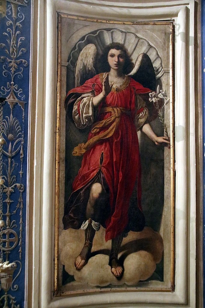 Angelo annunciante - chiesa di San Girolamo delle Abbandonate (Siena)